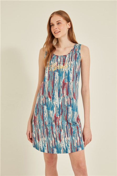 Túnica Feminina 0122460237 - Azul #315474